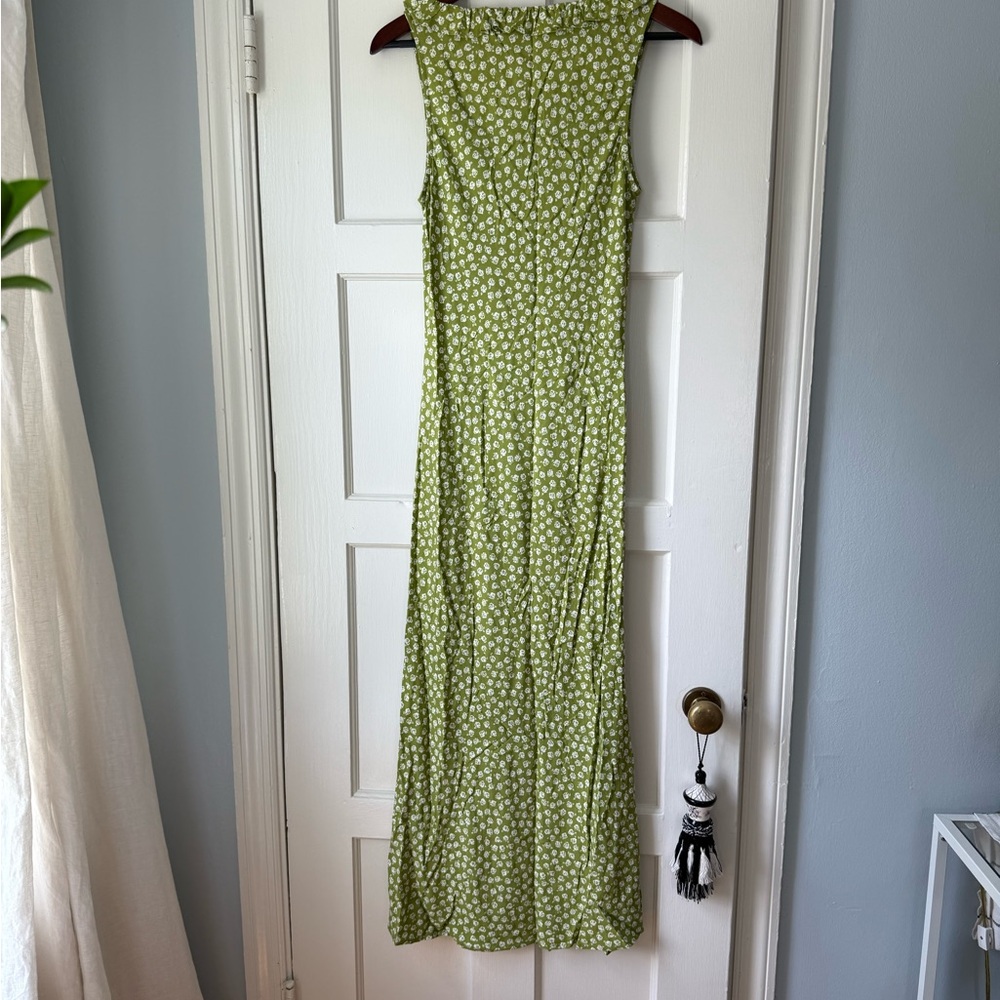 Reformation Green Floral Maxi Dress - Picture 3 of 6
